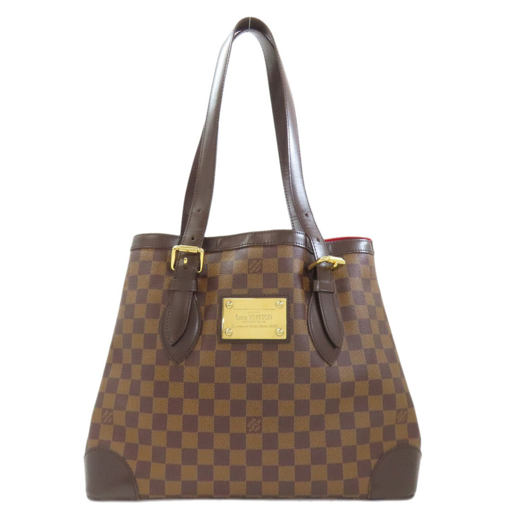 LOUIS VUITTON Authentic Brown Damier Canvas Tote Bag